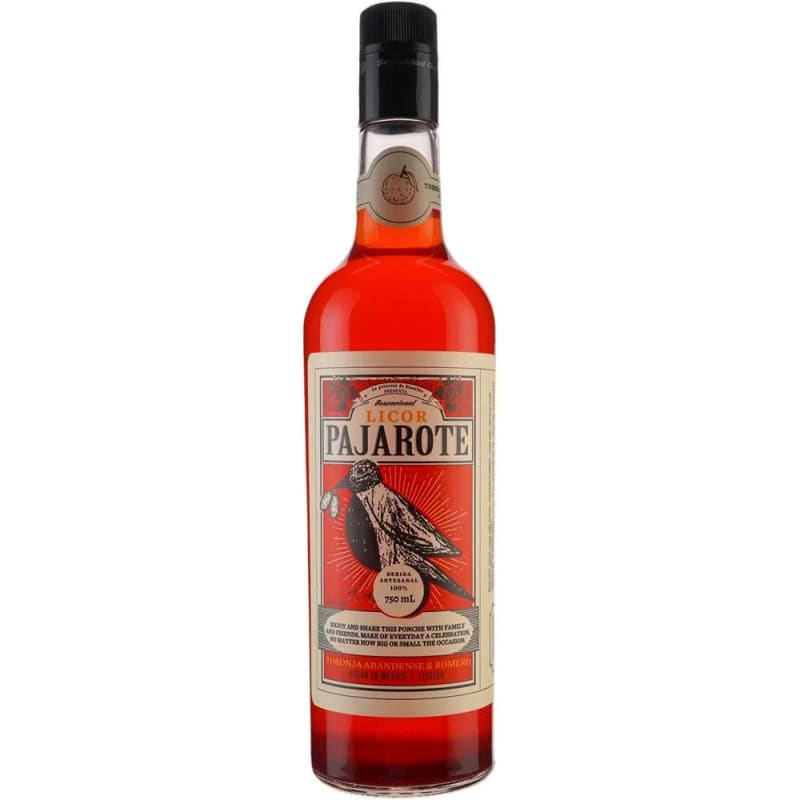 Ponche Pajarote Grapefruit and Rosemary Liqueur Front Bottle Shot