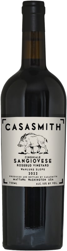 CasaSmith Cinghiale Sangiovese 2022 Front Bottle Shot