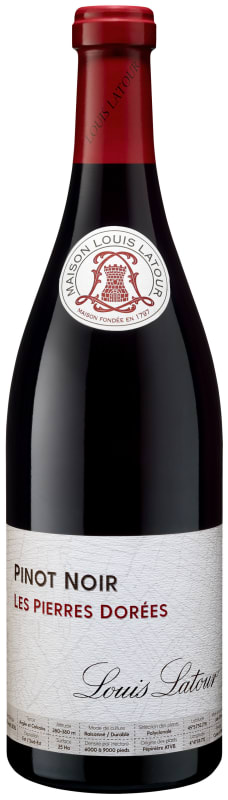 Louis Latour Les Pierres Dorees Pinot Noir 2021 Front Bottle Shot