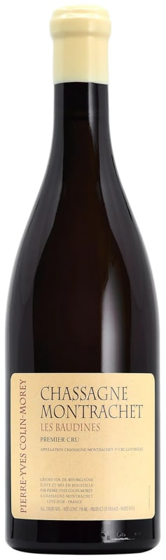 Pierre-Yves Colin-Morey Chassagne Montrachet Les Baudines Premier Cru 2020 Front Bottle Shot