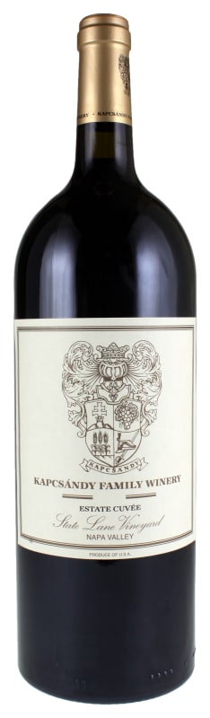 Kapcsandy Family Winery State Lane Vineyard Estate Cuvee 2014 Front Bottle Shot