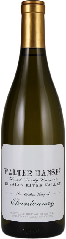 Walter Hansel The Meadows Vineyard Chardonnay 2019 Front Bottle Shot