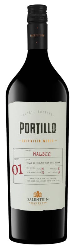 Portillo Malbec 2020 Front Bottle Shot