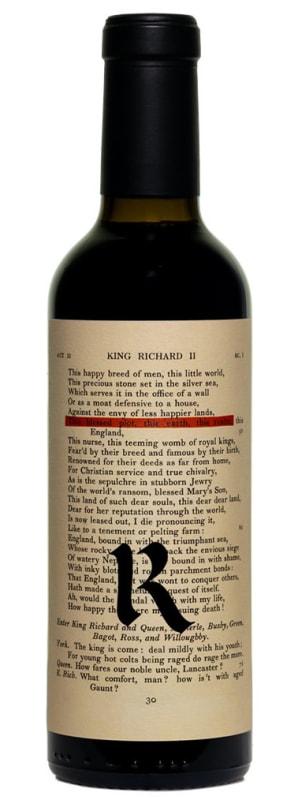 Realm Cellars The Bard (375ML half-bottle) 2022 Front Bottle Shot