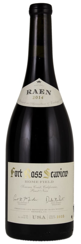 RAEN Home Field Vineyard Pinot Noir 2014 Front Bottle Shot