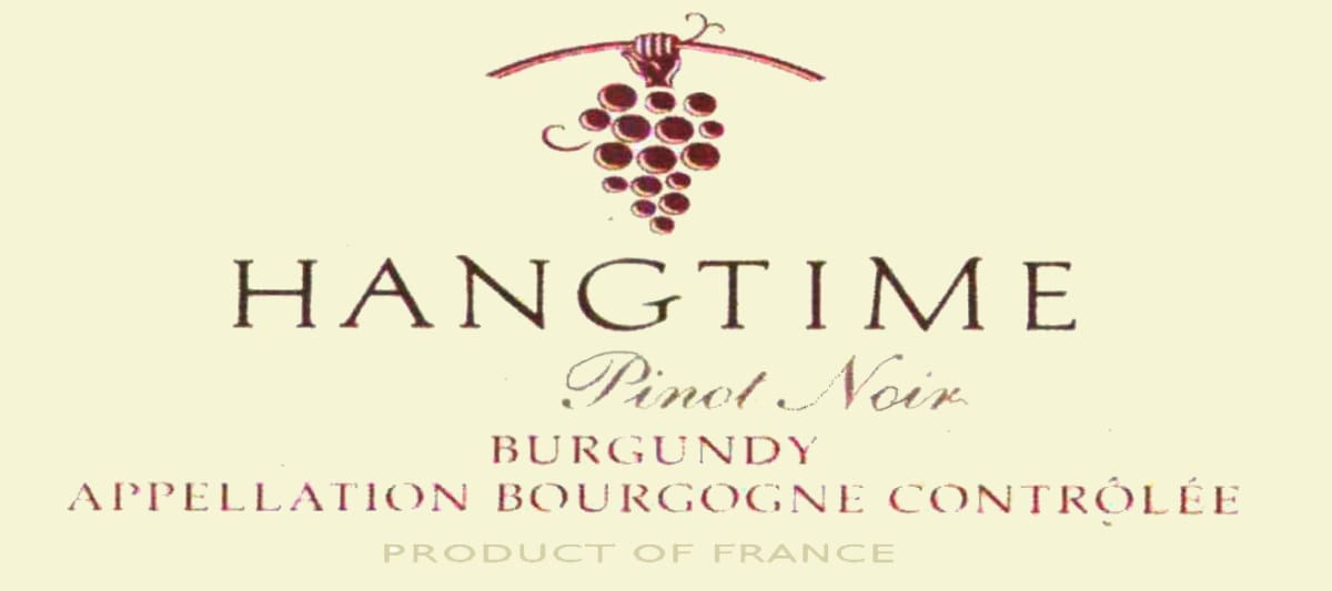 Hangtime Pinot Noir 2007 Front Label
