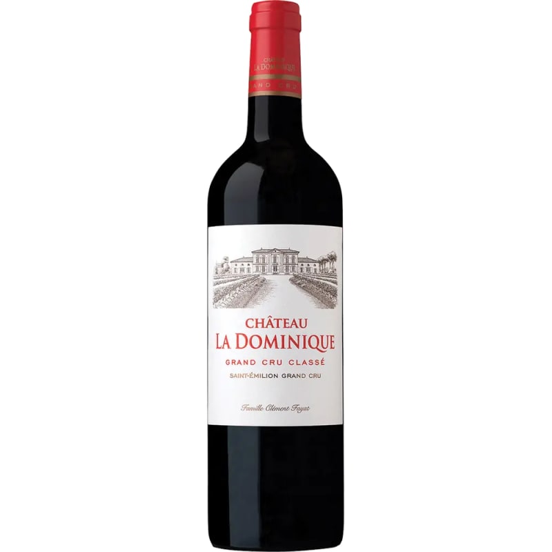 Chateau La Dominique 2018 Front Bottle Shot