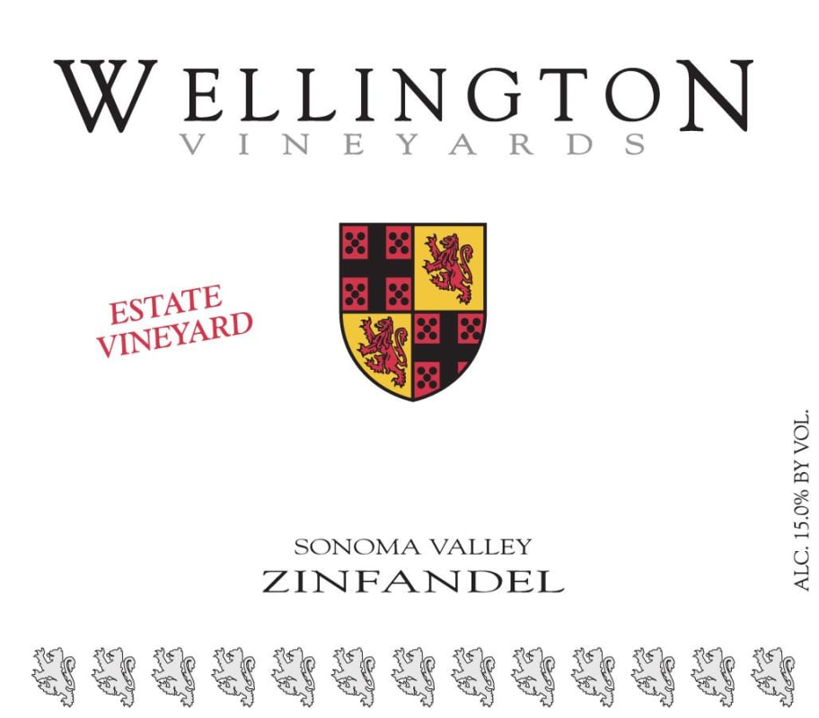 Wellington Vineyards Estate Vineyard Zinfandel 2010 Front Label