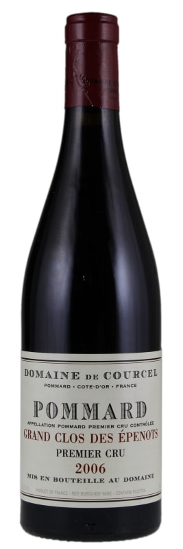 Domaine de Courcel Pommard Grand Clos des Epenots Premier Cru 2006 Front Bottle Shot