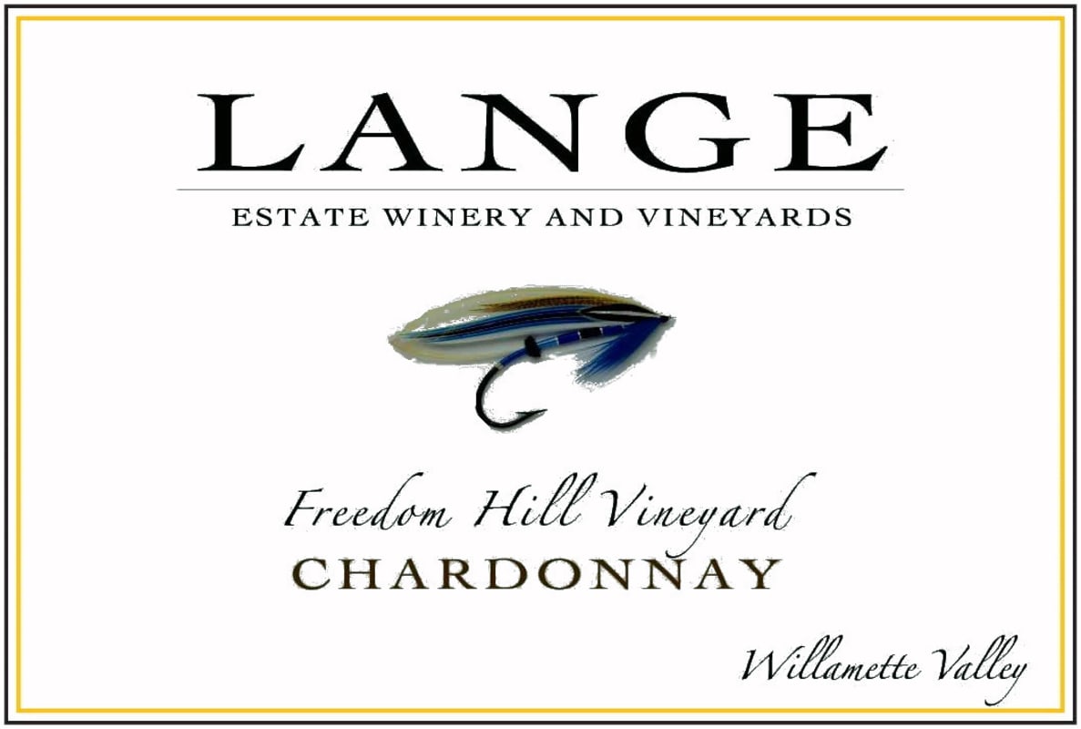 Lange Winery Freedom Hill Vineyard Chardonnay 2015 Front Label