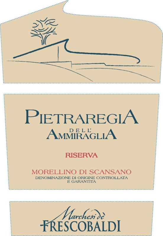 Frescobaldi Morellino di Scansano Pietraregia Riserva 2010 Front Label