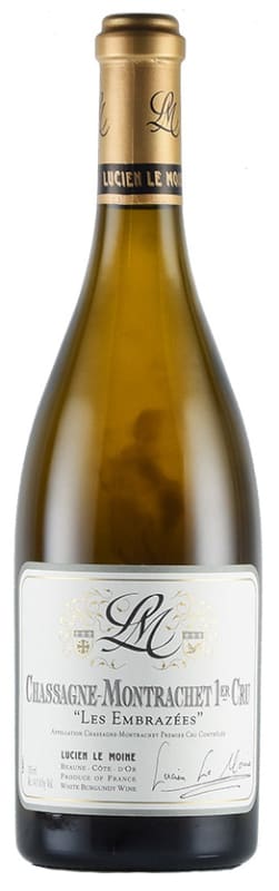 Lucien Le Moine Chassagne-Montrachet Embrazees Premier Cru 2019 Front Bottle Shot