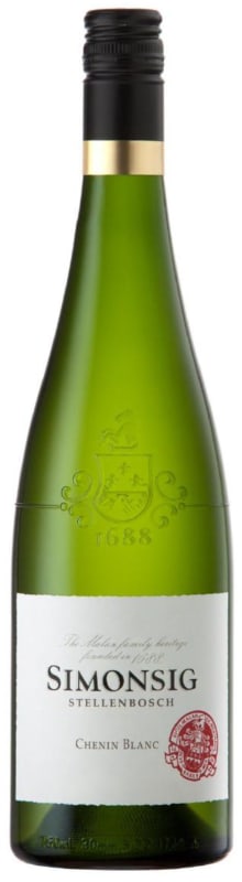 Simonsig Chenin Blanc 2017 Front Bottle Shot