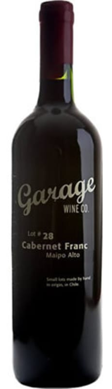 Garage Wine Co. Cabernet Franc 2016 Front Bottle Shot