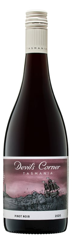 Devil's Corner Pinot Noir 2020 Front Bottle Shot