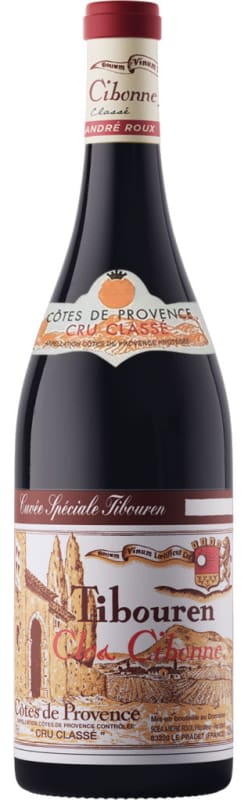 Clos Cibonne Cuvee Speciale Rouge 2023 Front Bottle Shot