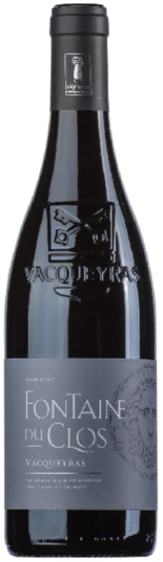 Fontaine du Clos Vacqueyras 2019 Front Bottle Shot
