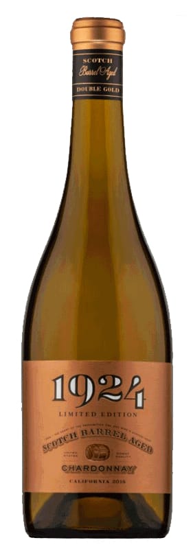1924 Scotch Barrel Aged Chardonnay 2018 Front Bottle Shot