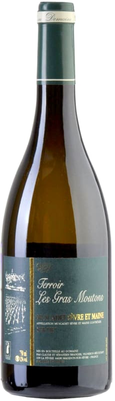 Domaine Claude Branger Terroir Les Gras Moutons Muscadet Sevre et Maine Sur Lie 2023 Front Bottle Shot