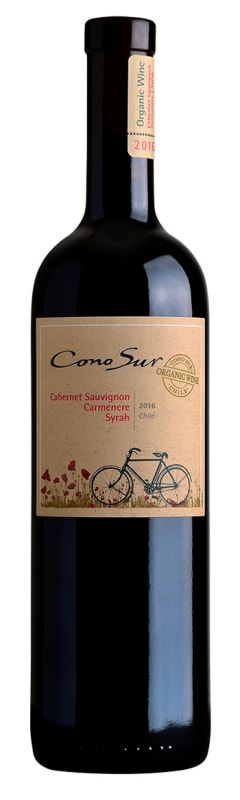 Cono Sur Organic Red Blend 2016 Front Bottle Shot