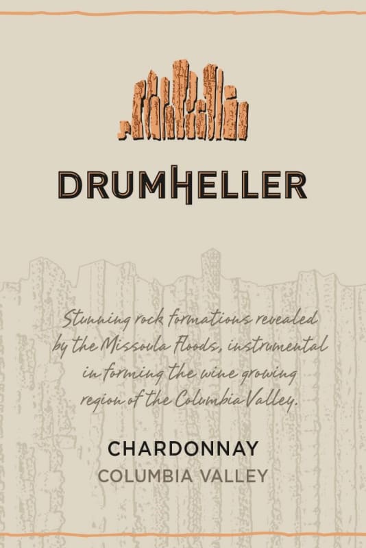 Drumheller Chardonnay 2016 Front Label