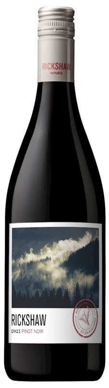 Rickshaw Pinot Noir 2021 Front Bottle Shot