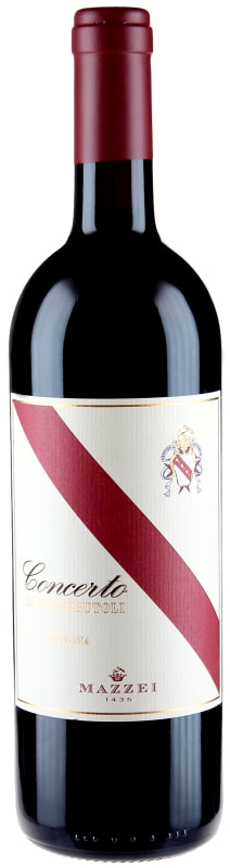 Mazzei Fonterutoli Concerto 2015 Front Bottle Shot