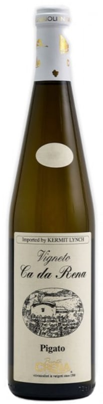 Punta Crena Vigneto Ca da Rena Pigato 2022 Front Bottle Shot