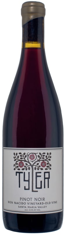 Tyler Winery Bien Nacido Vineyard Old Vine Pinot Noir 2016 Front Bottle Shot