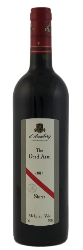 d'Arenberg The Dead Arm Shiraz 2004 Front Bottle Shot