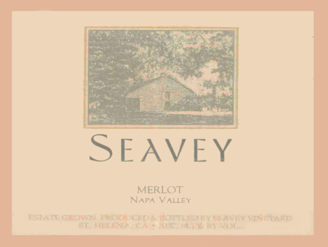 Seavey Merlot 2002 Front Label