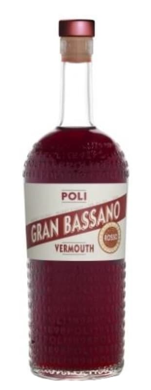 Poli Gran Bassano Vermouth Rosso (700ML) Front Bottle Shot