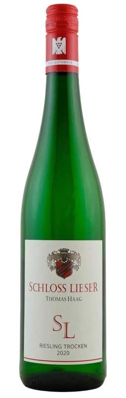Schloss Lieser Estate Riesling Trocken 2020 Front Bottle Shot