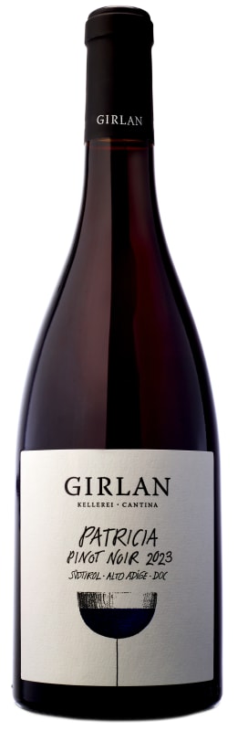 Girlan Patricia Pinot Noir 2023 Front Bottle Shot