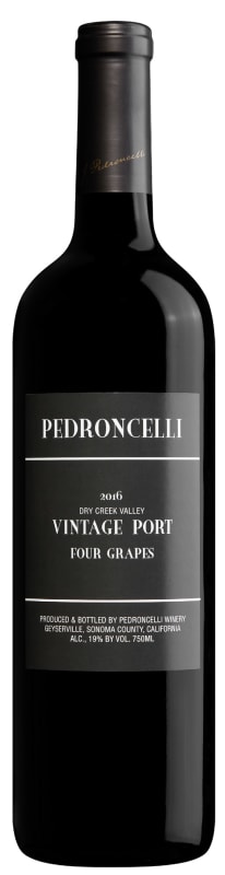 Pedroncelli Four Grapes Vintage Port 2016 Front Bottle Shot