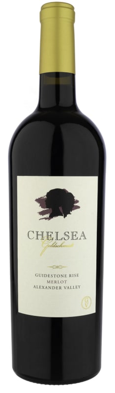 Goldschmidt Vineyard Chelsea Alexander Valley Merlot 2021 Front Bottle Shot