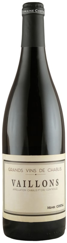 Henri Costal Chablis Premier Cru Vaillons 2024 Front Bottle Shot