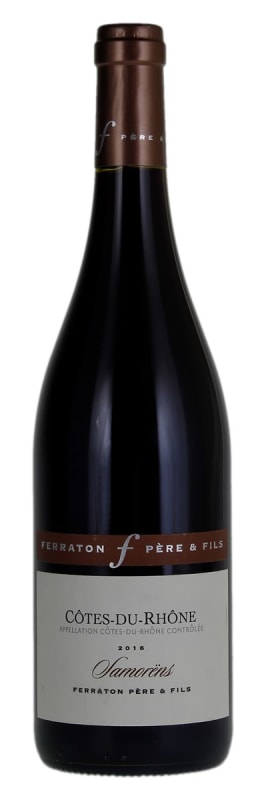Ferraton Pere & Fils Cotes du Rhone Samorens 2016 Front Bottle Shot