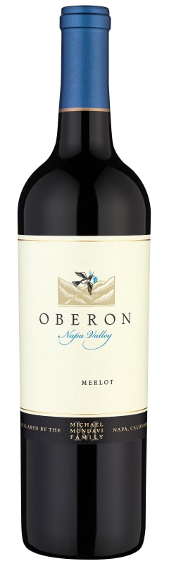 Oberon Merlot 2019 Front Bottle Shot