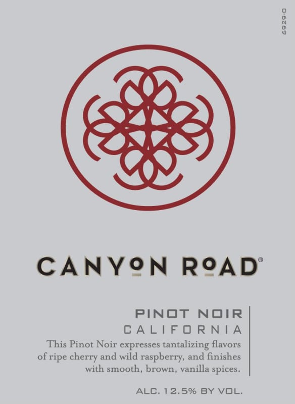 Canyon Road Pinot Noir 2010 Front Label