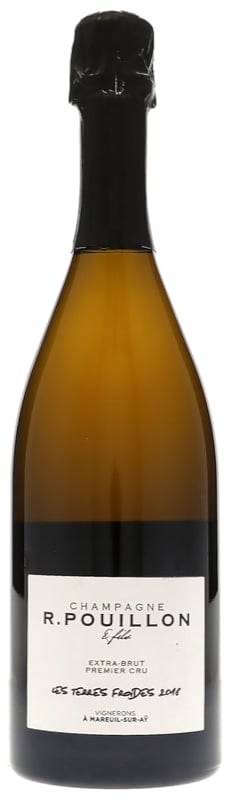 R. Pouillon et Fils Les Terres Froides Extra Brut Premier Cru 2018 Front Bottle Shot