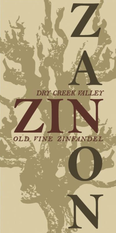 Zanon Zinfandel Old Vine Zinfandel 2016 Front Label