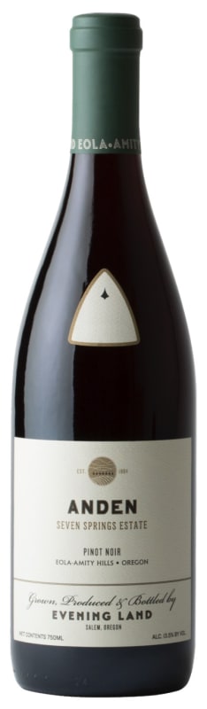 Evening Land Seven Springs Vineyard Anden Pinot Noir 2015 Front Bottle Shot