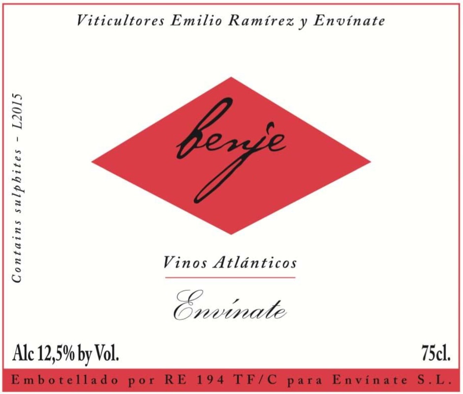 Envinate Benje 2019 Front Label