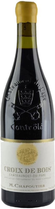 M. Chapoutier Chateauneuf-du-Pape Croix de Bois 2021 Front Bottle Shot