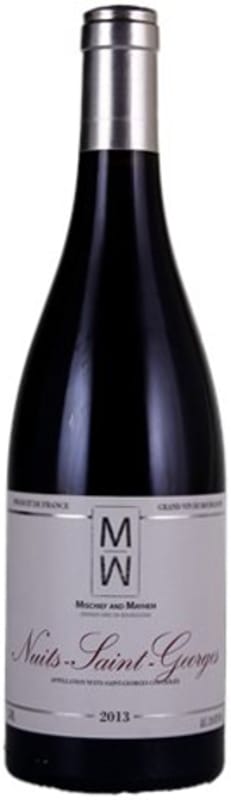 Mischief and Mayhem Nuits-Saint-Georges 2013 Front Bottle Shot