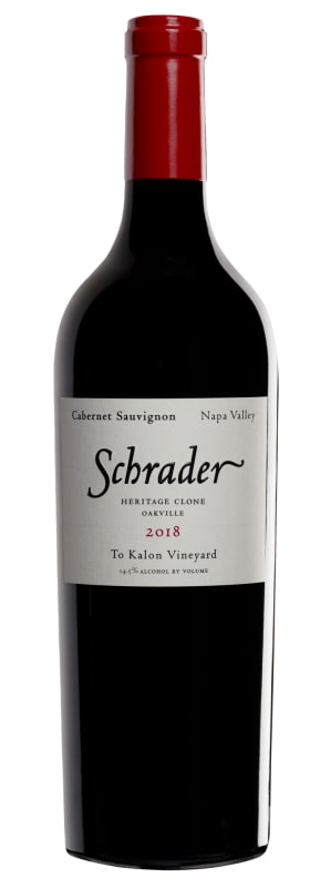 Schrader Heritage Clone Cabernet Sauvignon 2018 Front Bottle Shot
