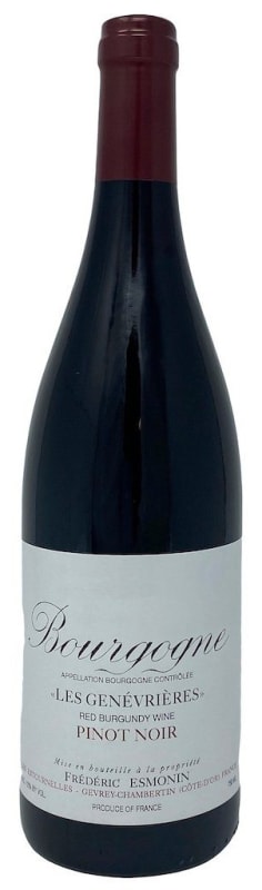 Frederic Esmonin Bourgogne Les Genevrieres Rouge 2020 Front Bottle Shot