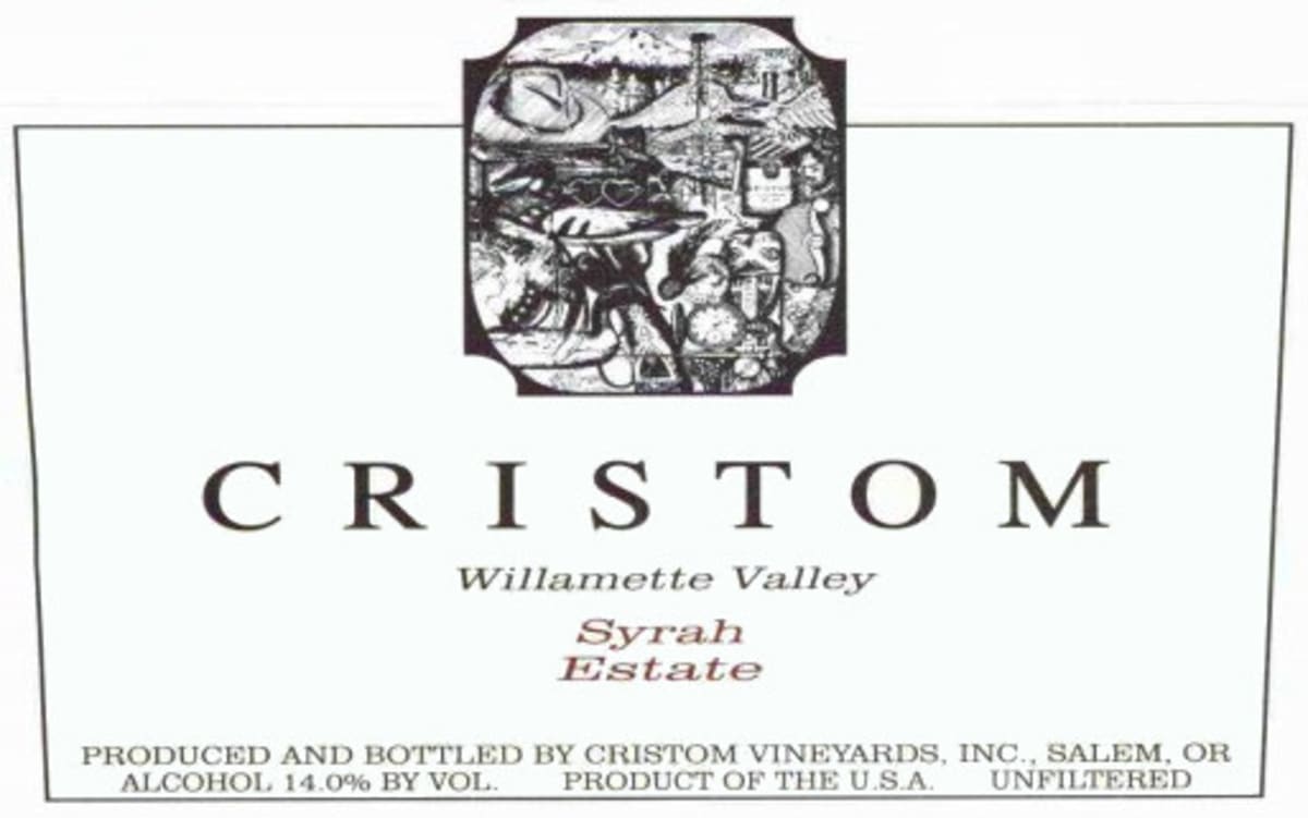 Cristom Estate Syrah 2008 Front Label