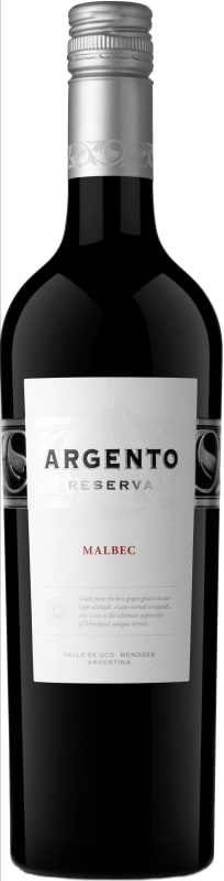 Argento Reserva Malbec 2016 Front Bottle Shot